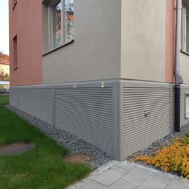 ip-sockel på ett hus