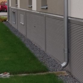 ip-sockel på ett hus